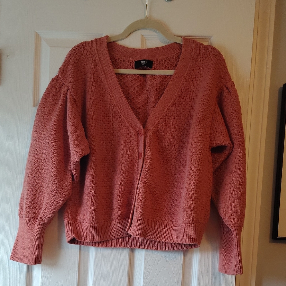 ABLE Cardigan Salmon Pink XXL